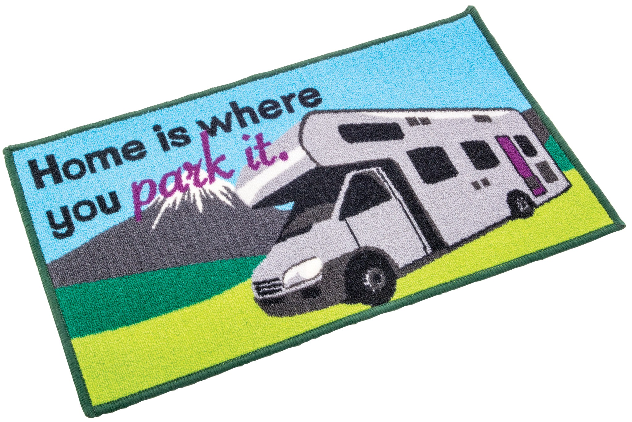 Motorhome Home Is Where You Pitch It Door Mat Caravan Stuff 4 U