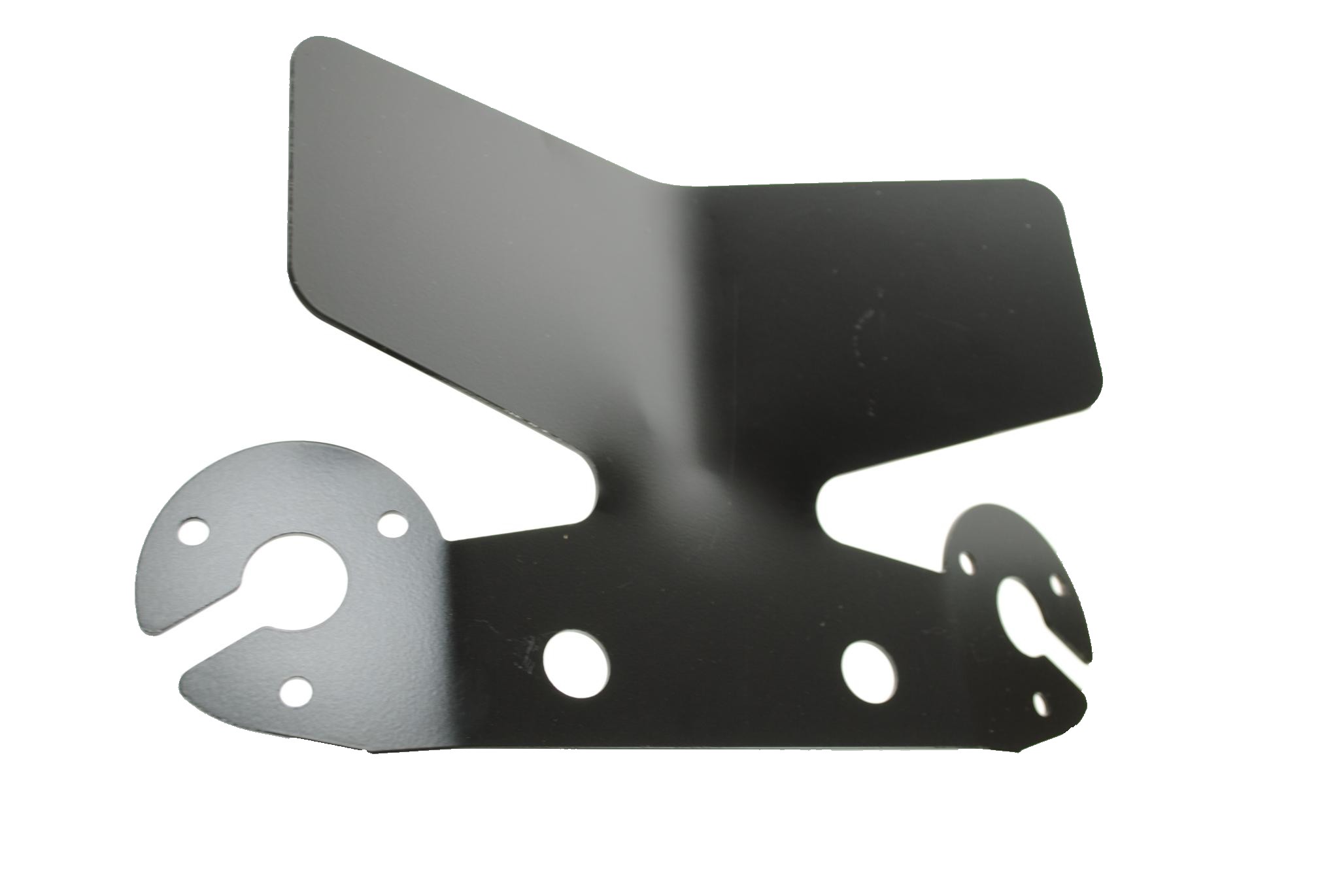 TOWBAR BUMPER PROTECTOR PLATE LARGE BLACK SINGLE SOCKET
